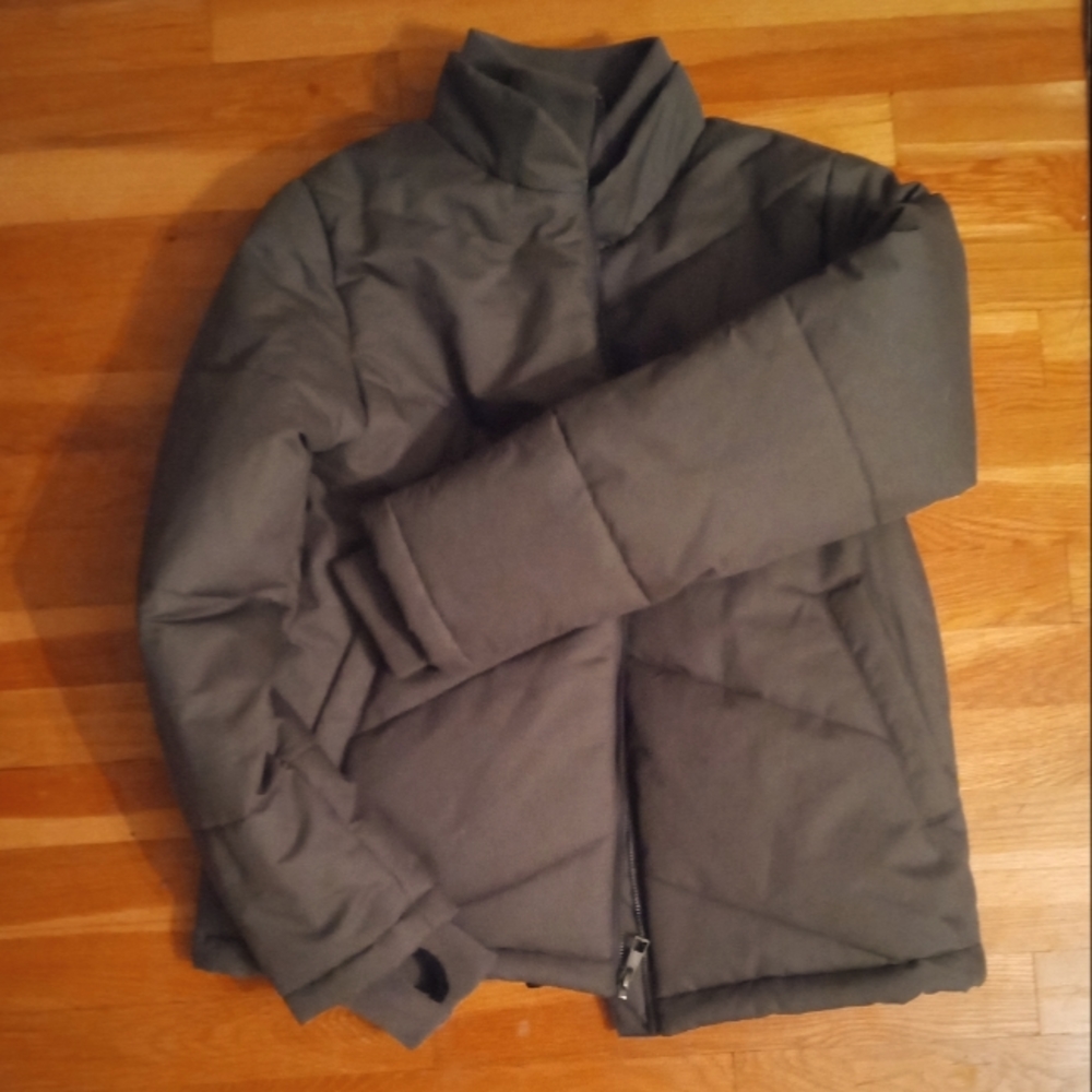 HoodLamb !!Brand New!! High Zip Quilted Jacket